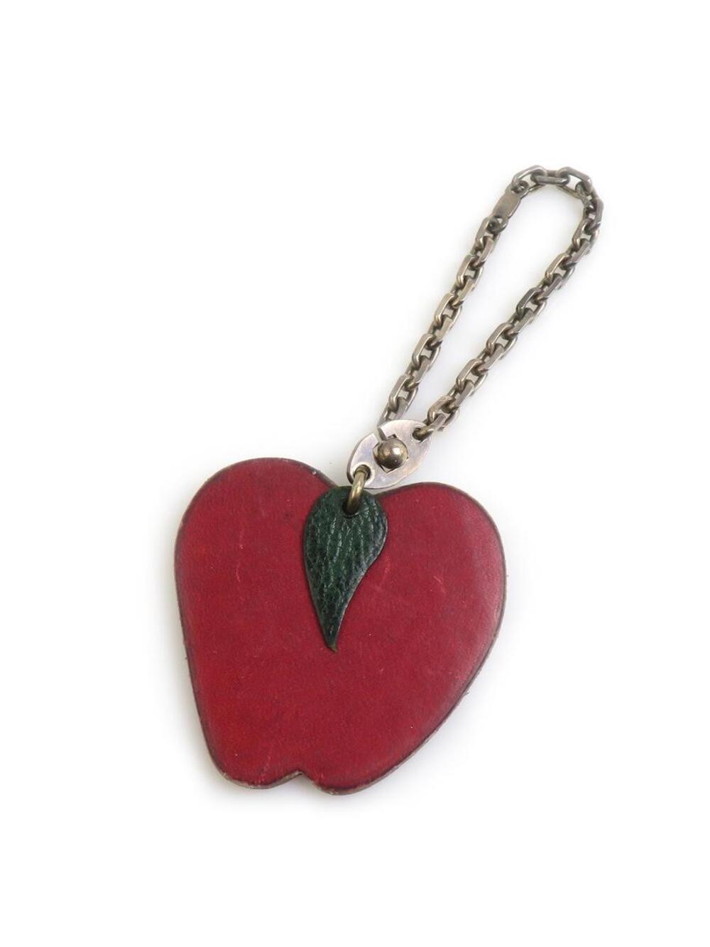 Auth Hermes Fruit Motif Apple Charm #303099H10B